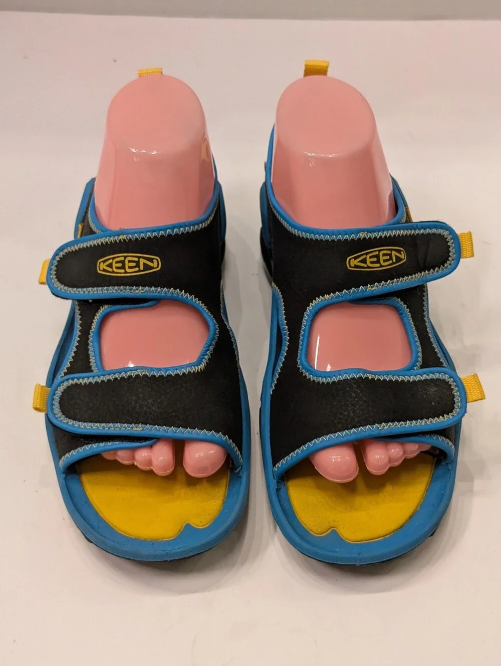 Keen Big Kid Boy's 6 Blue Black Knotch Creek Open Toe Water Shoes Sandals